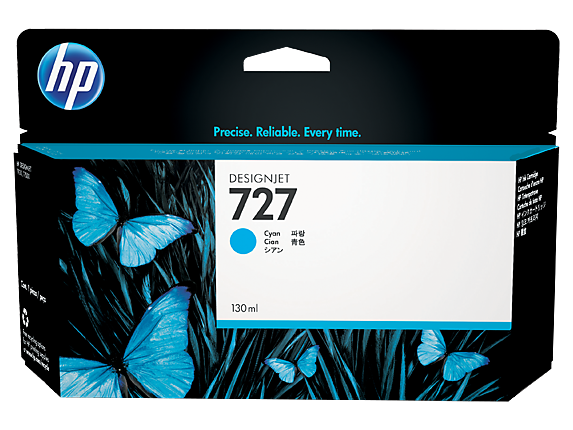 Cartuchos | HP B3P19A — Cartucho 727 Cian Original 130ml