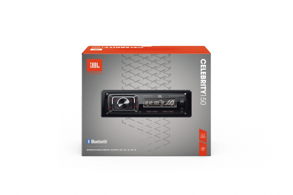 Autoestéreos | JBL CELEBRITY-150 — Autoestéreo CELEBRITY150, 200W, USB/Bluetoooth, Negro