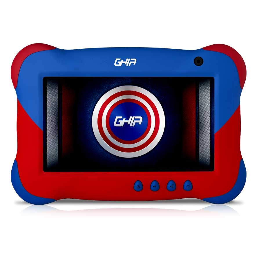 Tablets | GHIA GK133A — Tablet para Niños 7 Kids 7", 16GB, Android 11 Go, Rojo/Azul
