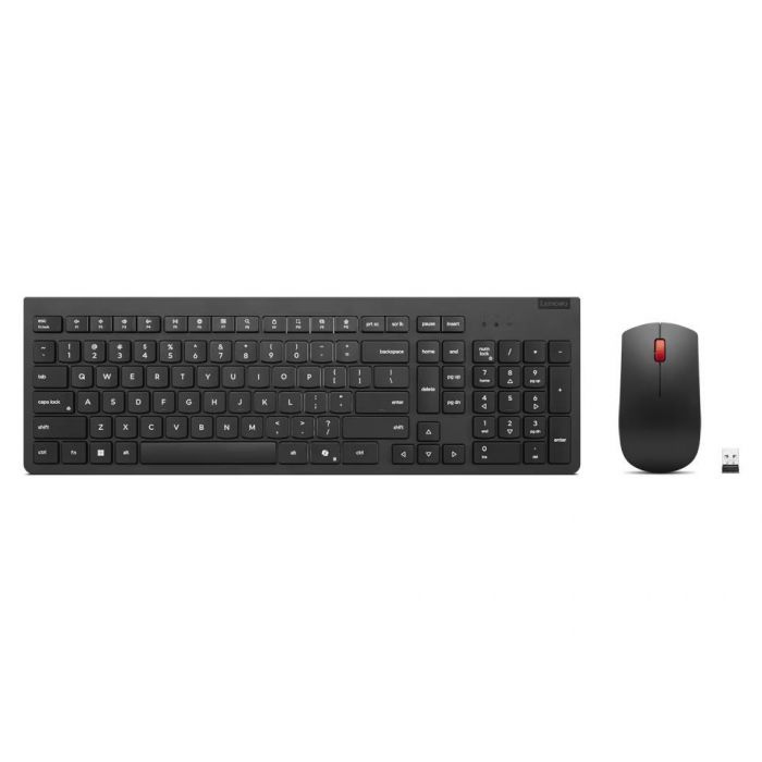 Kits de Teclado y Mouse | LENOVO 4X31R64500 — Kit de Teclado y Mouse Essential Gen 2, Inalámbrico, RF Inalámbrico, Negro, Español