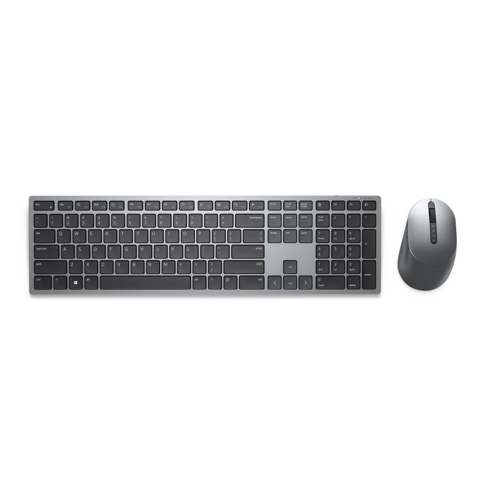 Kits de Teclado y Mouse | DELL 580-AJIX — Kit de Teclado y Mouse KM7321W, Inalámbrico, RF Inalámbrico/Bluetooth, Gris, Inglés