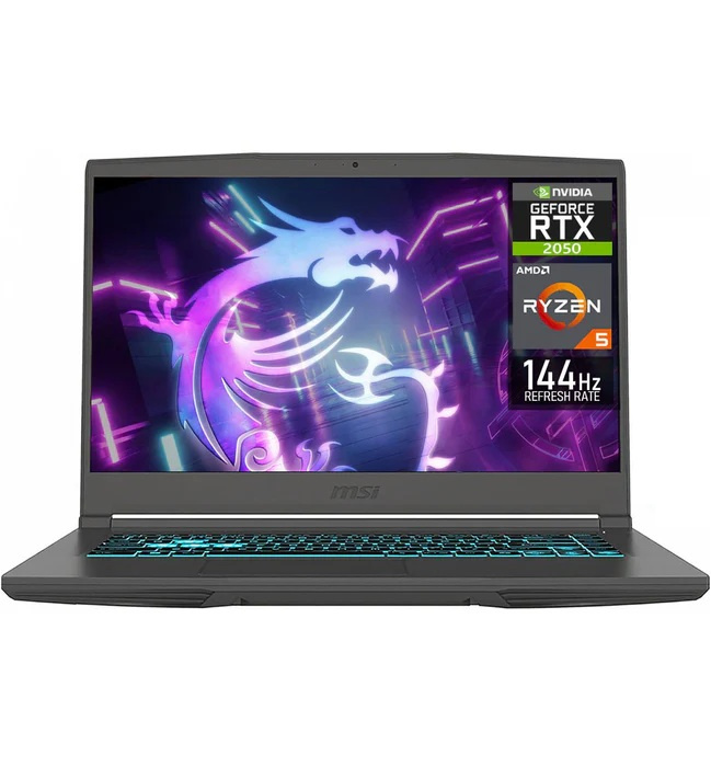 Laptops | MSI TH15I-2050R532512M-ROW — Laptop Gamer Thin 15, 15.6" 1920x1080 Full HD, AMD Ryzen 5 7535HS, NVIDIA GeForce RTX 2050, 32GB, 512GB SSD, Windows 11 Home, Inglés