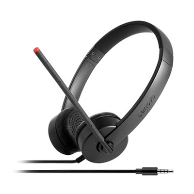 Auriculares y Monoaurales | LENOVO 4XD0K25030 — Auriculares Stereo Analog, Alámbrico, 3.5mm, Negro