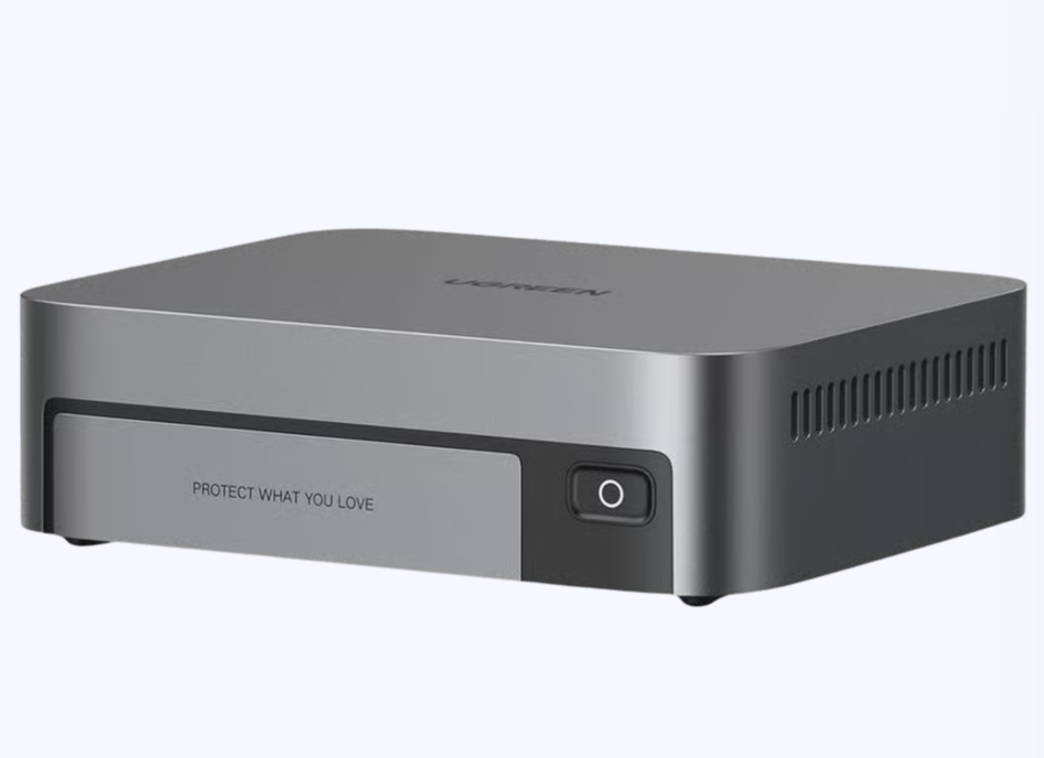 Servidores NAS | UGREEN 25891B — DXP480T Plus NAS, 4 Bahías, Intel Core i5-1235U, 8GB RAM, M.2, máx 32TB ― No Incluye Disco