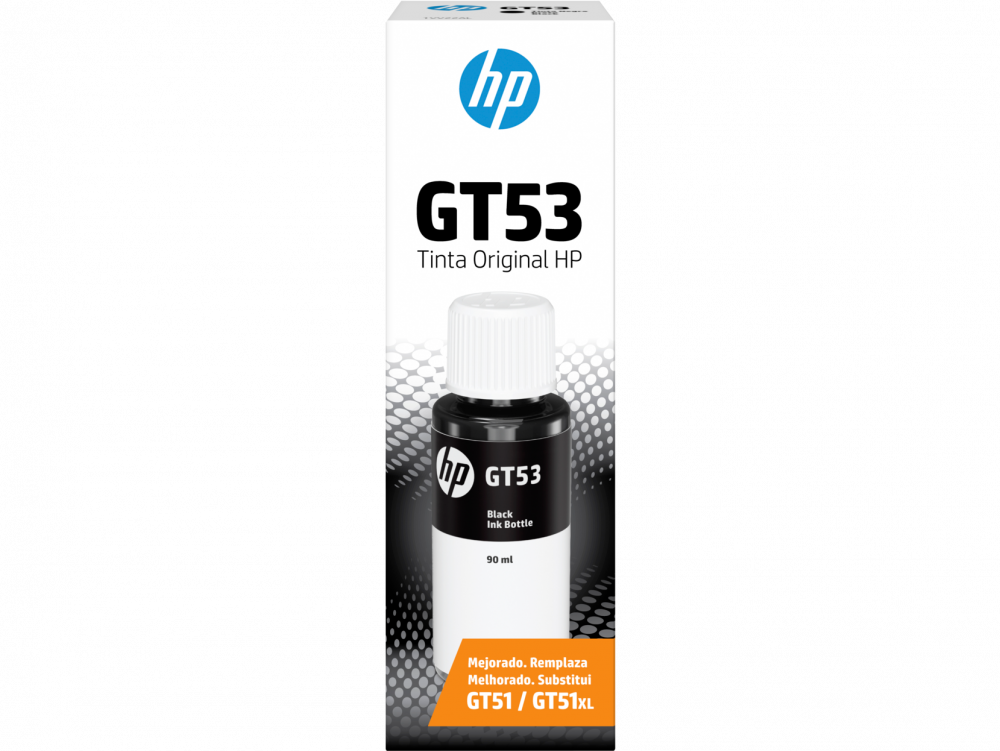 Tanques de tinta | HP 1VV22AL — Tanque de Tinta GT53 Negro, 4000 Páginas