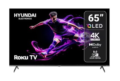 Pantallas | HYUNDAI HYLED6516QR — Smart TV QLED 65", 4K Ultra HD, Negro