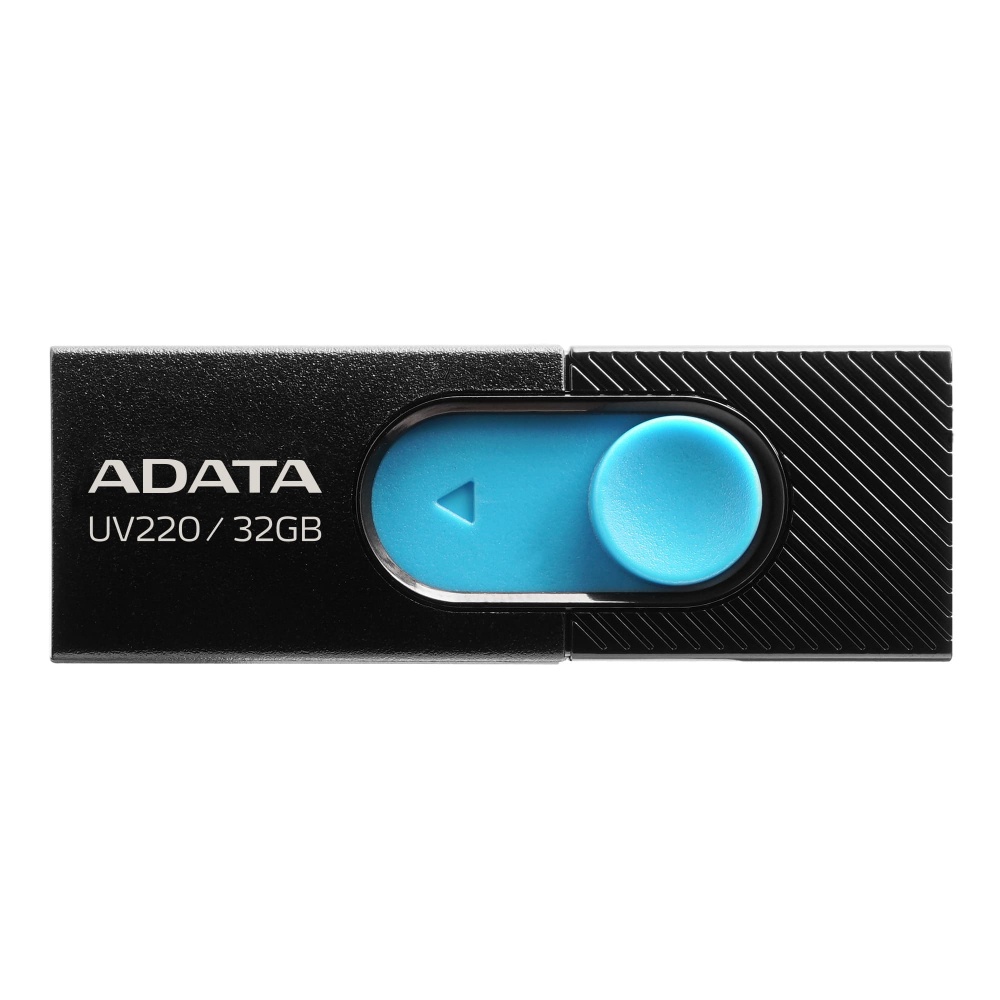 Memorias USB | ADATA AUV220-32G-RBKBL — Memoria USB UV220, 32GB, USB-A 2.0, Negro/Azul