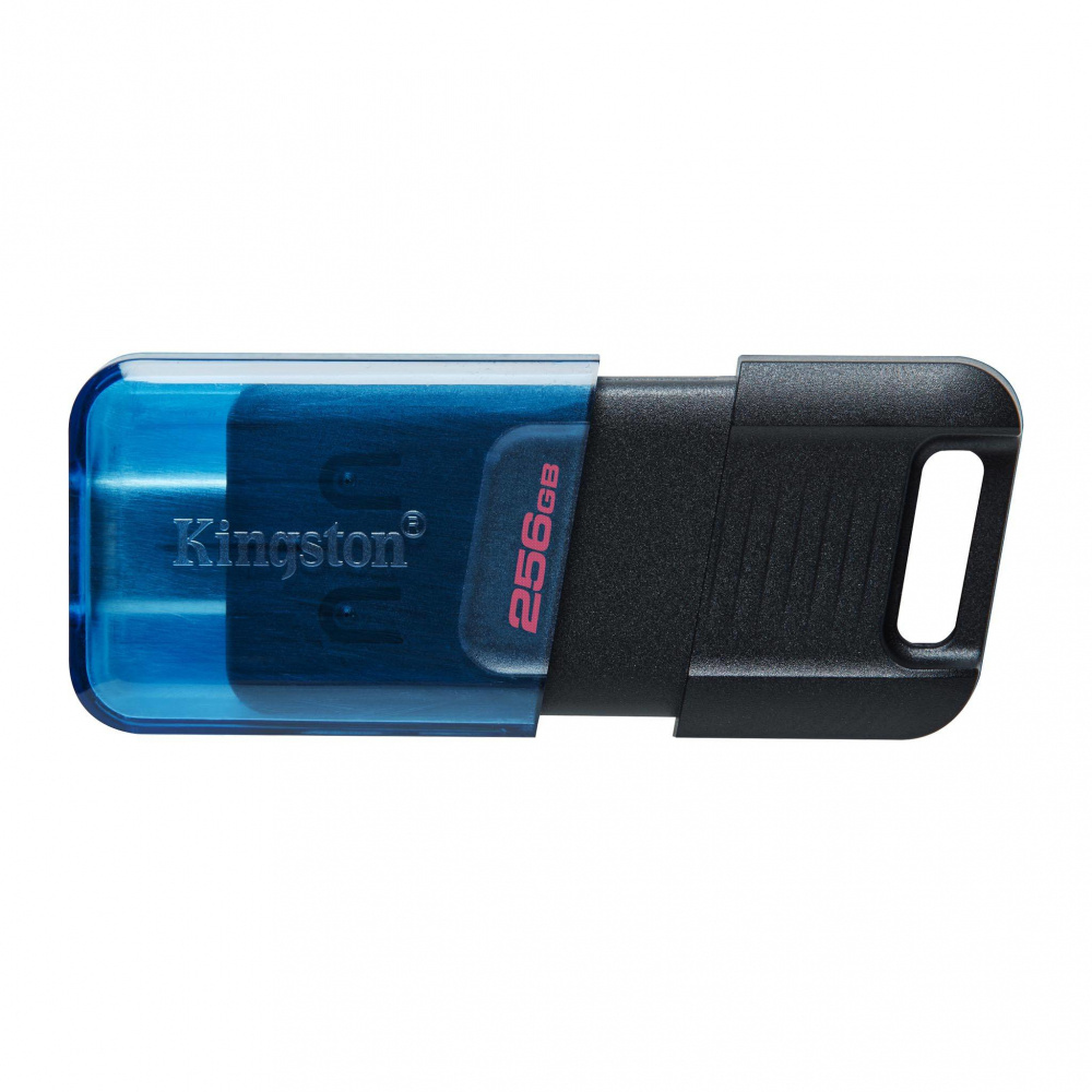 Memorias USB | KINGSTON DT80M/256GB — Memoria USB DataTraveler 80 M, 256GB, USB-C 3.2, Lectura 200MB/s, Negro/Azul
