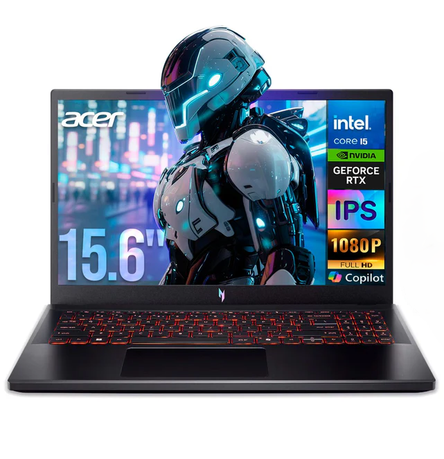 Laptops | ACER V15I-5050C5321TM-ROW — Laptop Gamer Nitro V 15, 15.6" 1920x1080 Full HD, Intel Core i5-13420H, NVIDIA GeForce RTX 5050, 32GB, 1TB SSD, Windows 11 Home, Inglés