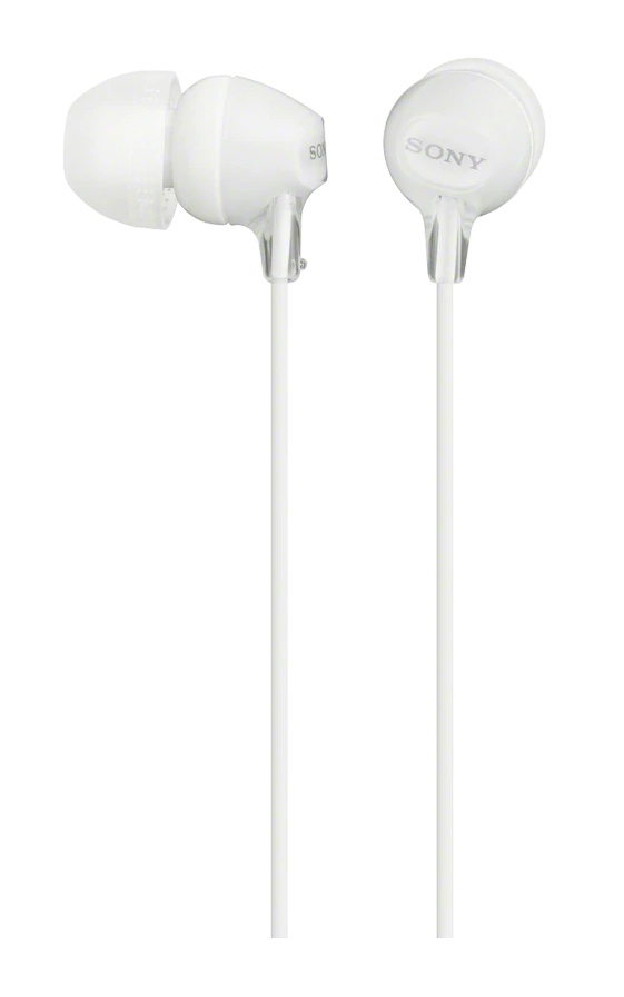 Audífonos Intrauriculares | SONY MDR-EX15LPW — Audífonos Intrauriculares MDR-EX15LP, Alámbrico, 1.2 Metros, 3.5mm, Blanco