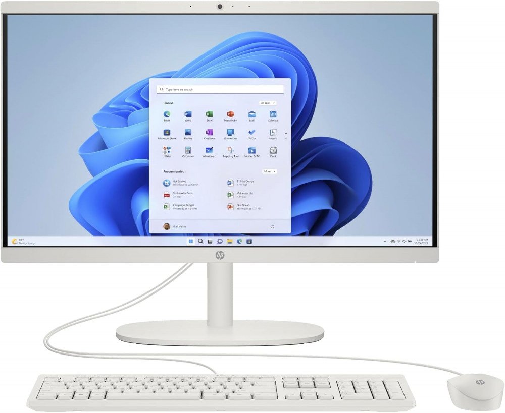 All in One | HP A23WGLA-V2 — 22-DG0006LA All-in-One 21.4", Intel N100, 16GB, 128GB SSD, Windows 11 Home