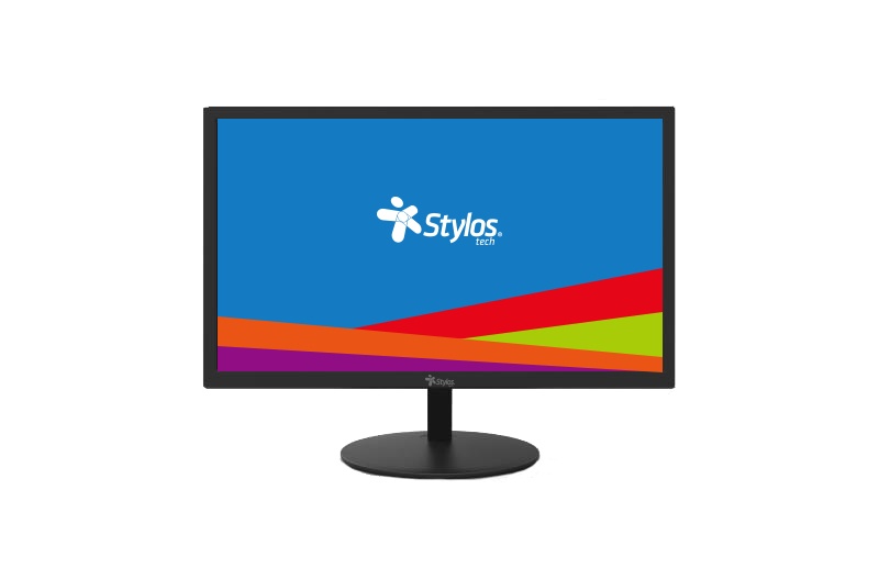 Monitores | STYLOS STPMOT1B — Monitor LED 18.5", 1366x768 HD, 60Hz, HDMI, Negro