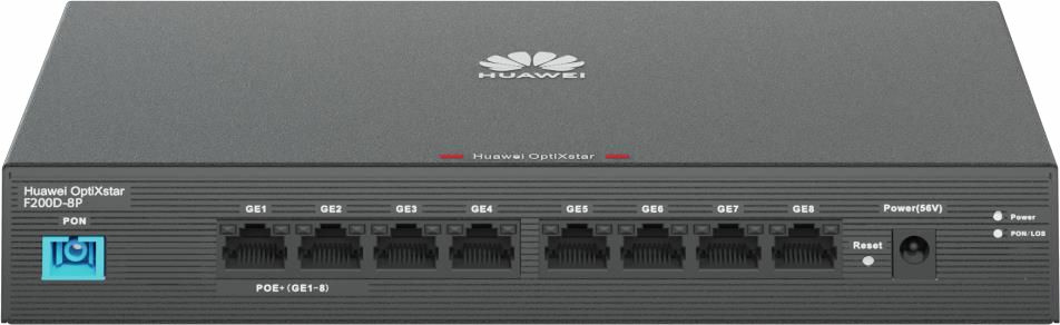 Switches | HUAWEI F200D-8P — Switch Gigabit Ethernet , 8 Puertos PoE+ 10/100/1000Mbps, 120W, 2.488 Gbit/s - Administrable