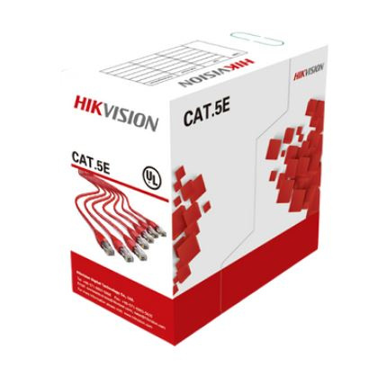 Bobinas de Cable Ethernet | HIKVISION DS-1LN5E-SW — Bobina de Cable Ethernet Cat5e, UTP, 305 Metros