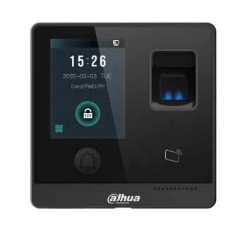 Control de Acceso y Asistencia Biométrico | DAHUA DHI-ASI1212F-D — Control de Acceso y Asistencia Biométrico ASI1212F-D, 3000 Huellas, 30.000 Tarjetas