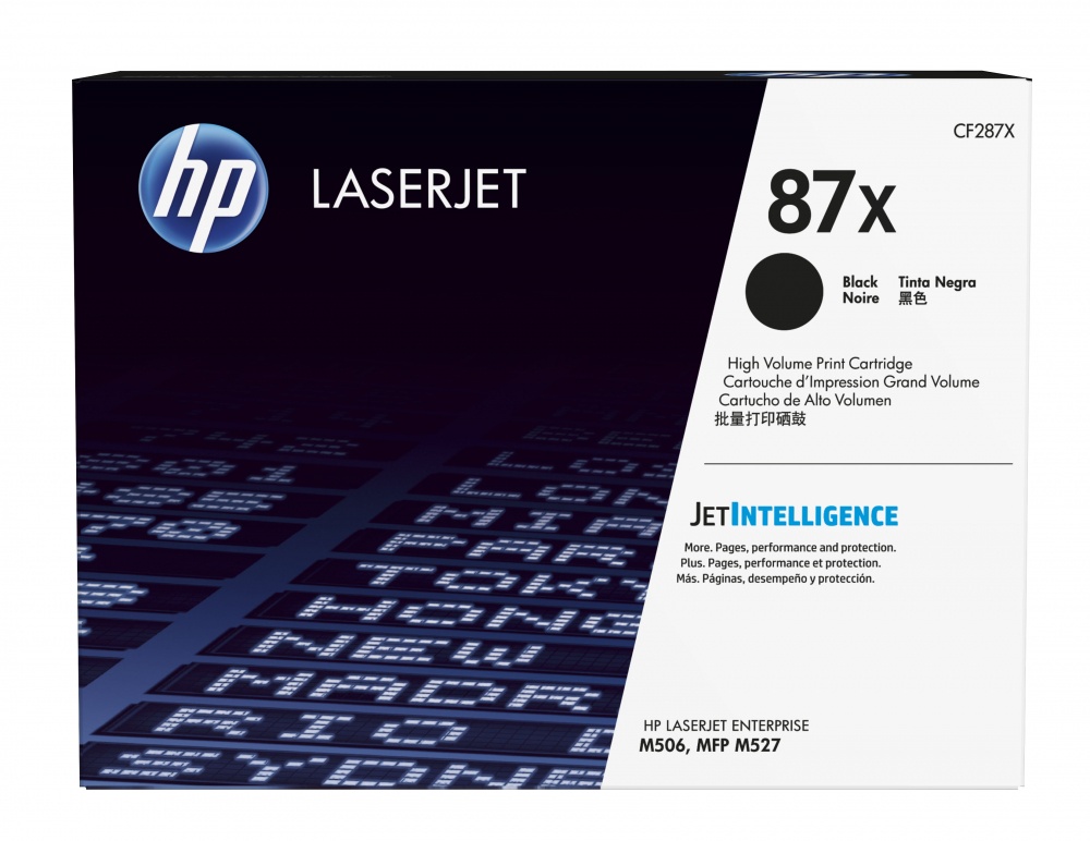 Tóner | HP CF287X — Tóner 87X Alto Rendimiento Negro, 18.000 Páginas
