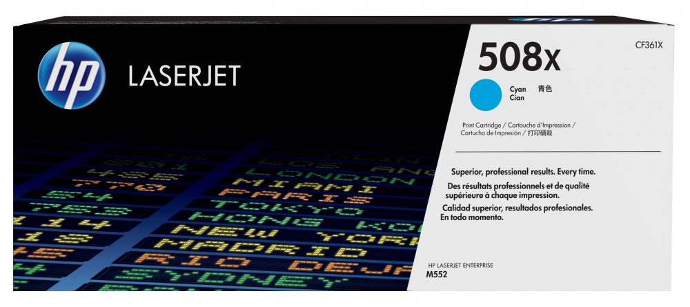Tóner | HP CF361X — Tóner 508X Alto Rendimiento Cian, 9.500 Páginas