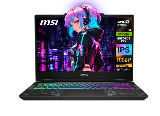 Laptops | MSI B2HWFKG-006US64GB-ROW — Laptop Gamer Cyborg A15 AI, 15.6" 1920x1080 Full HD, AMD Ryzen 9 270, NVIDIA GeForce RTX 5060, 64GB, 1TB SSD, Windows 11 Home, Inglés