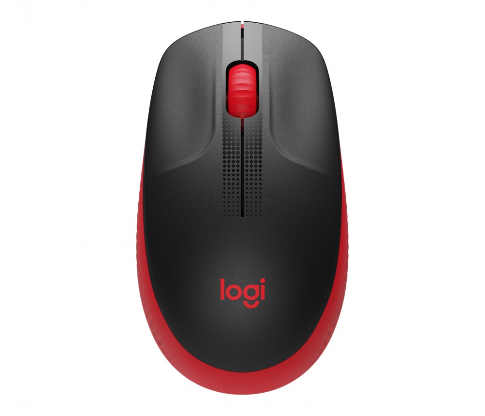 Mouse | LOGITECH 910-005904 — Mouse Óptico M190, RF Inalámbrico, 1000DPI, Rojo