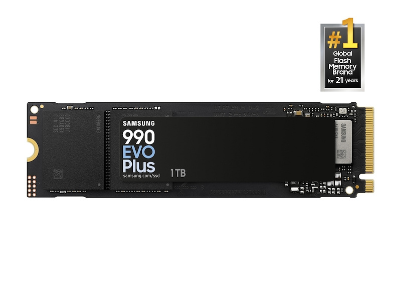 SSD | SAMSUNG MZ-V9S1T0B/AM — SSD 990 EVO Plus NVMe, 1TB, M.2, 6300 MB/s Escritura, 7150 MB/s Lectura, PCI Express 4.0