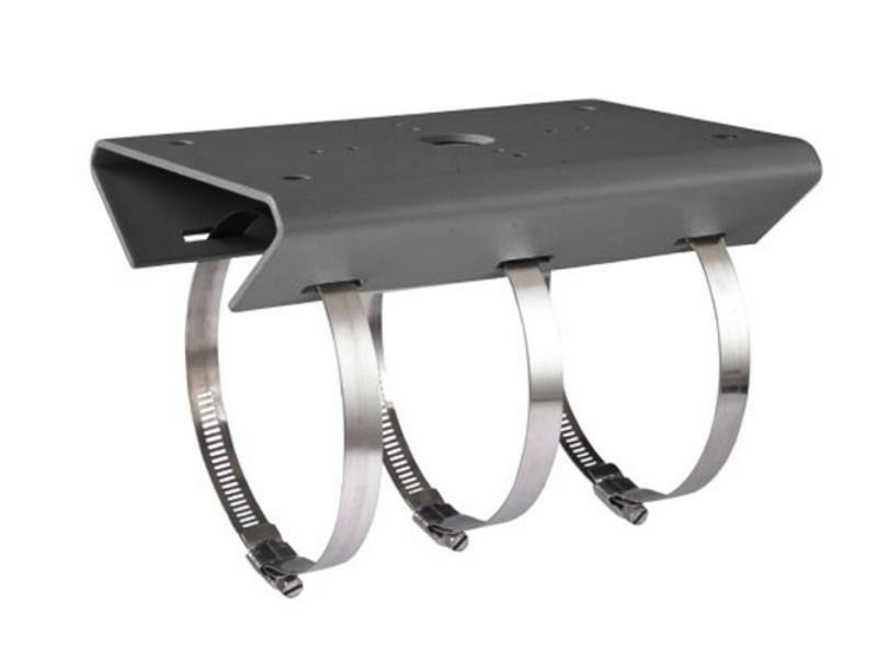 Brazos y Soportes | HIKVISION DS-1275ZJ-BJH/127MM — Montaje de Poste para Cámara Bullet, hasta 10kg, Plata