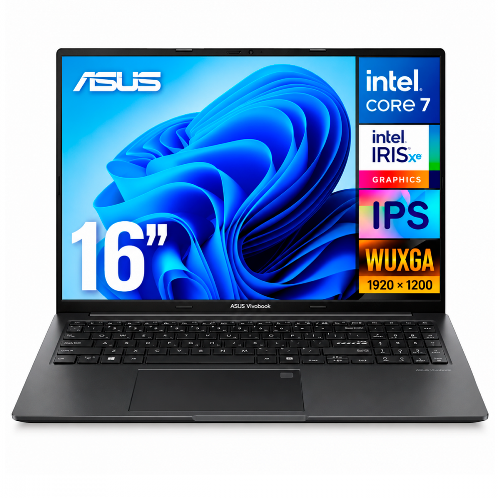 Laptops | ASUS F1605VA-WS74-ROW — Laptop Vivobook 16, 16" 1920x1200 WUXGA, Intel Core i7-1355U, 16GB, 512GB SSD, Windows 11 Home, Inglés