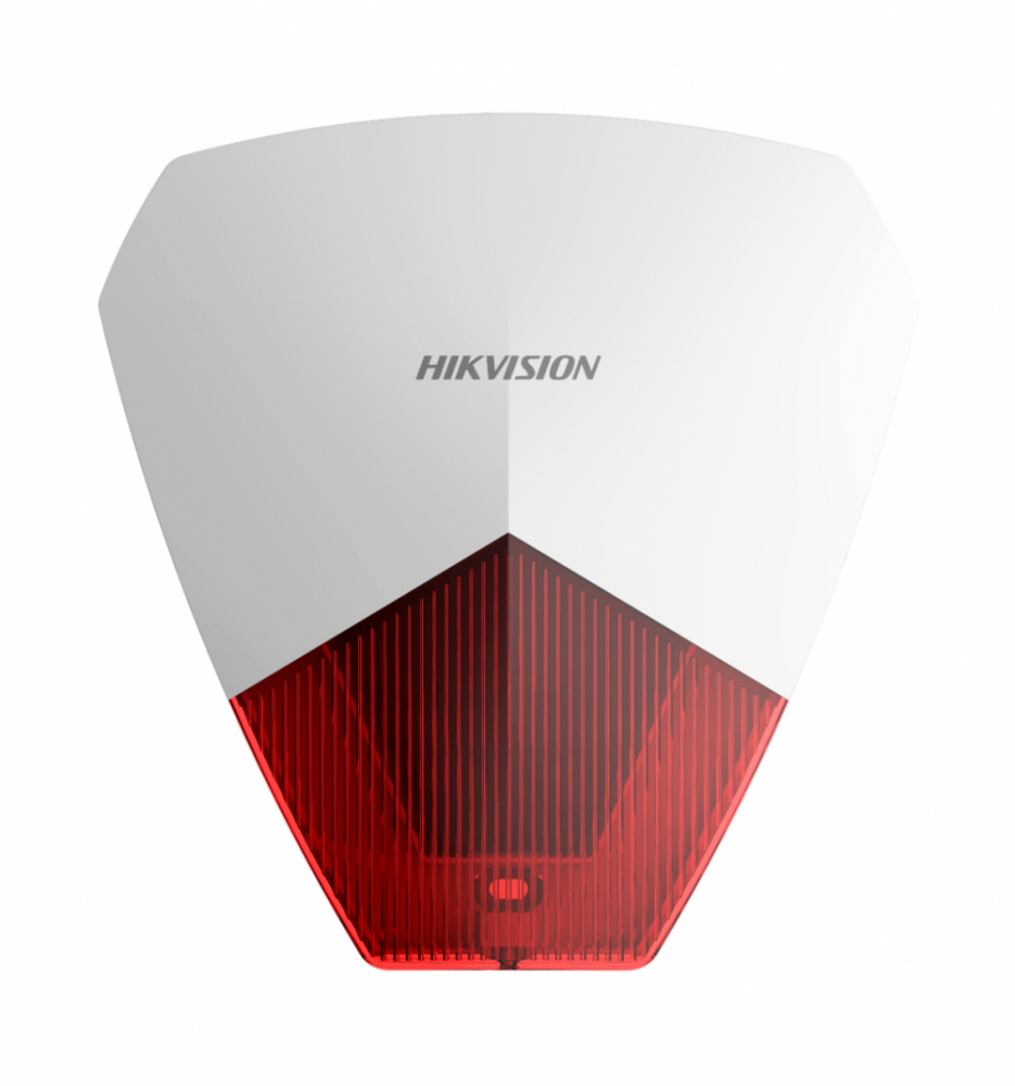 Sirenas | HIKVISION DS-PS1-R — Sirena con Luz Estroboscópica DS-PS1, Alámbrica, 105dB, Rojo/Blanco