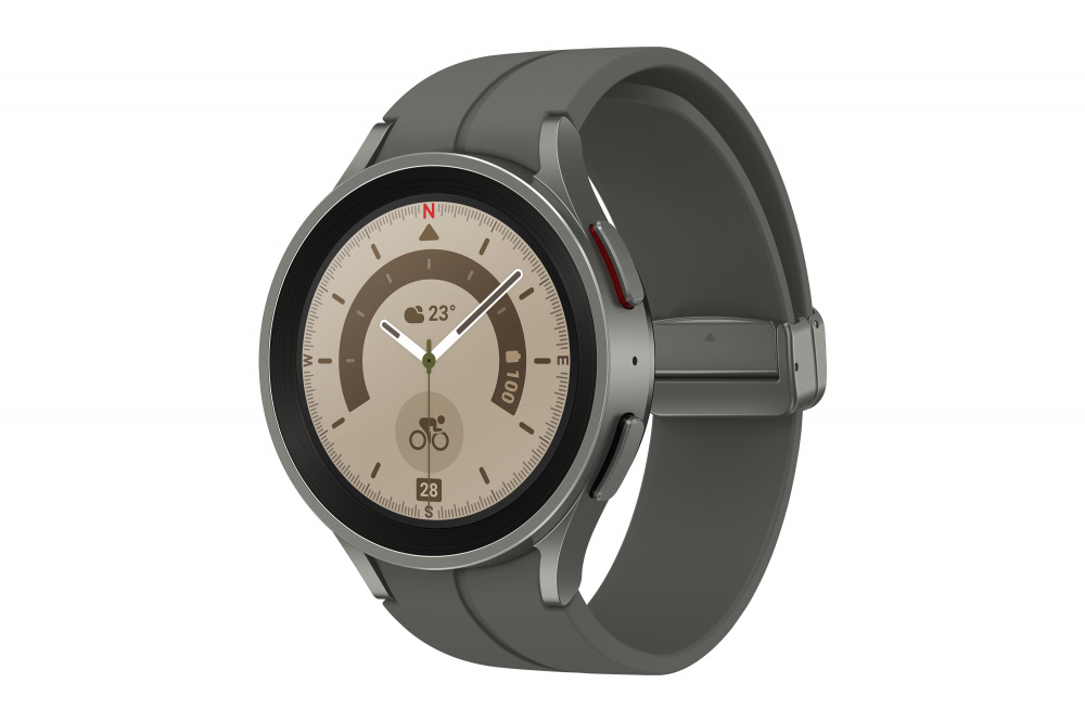 Smartwatch | SAMSUNG SM-R920NZTAMXO-ROW — Smartwatch Galaxy Watch 5 Pro, Touch, Bluetooth 5.2, Android, Gris - Resistente al Agua
