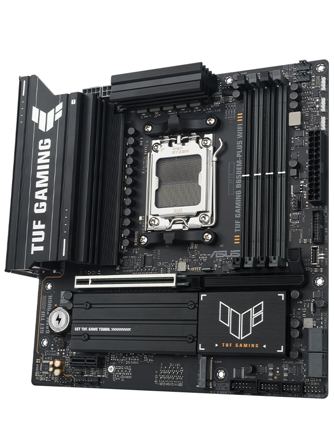 Tarjetas Madre | ASUS 90MB1LU0-MOEAY0 — Tarjeta Madre TUF GAMING B650EM-PLUS WIFI, Micro-ATX, Socket AM5, AMD B650, 256GB DDR5, HDMI/DP para AMD