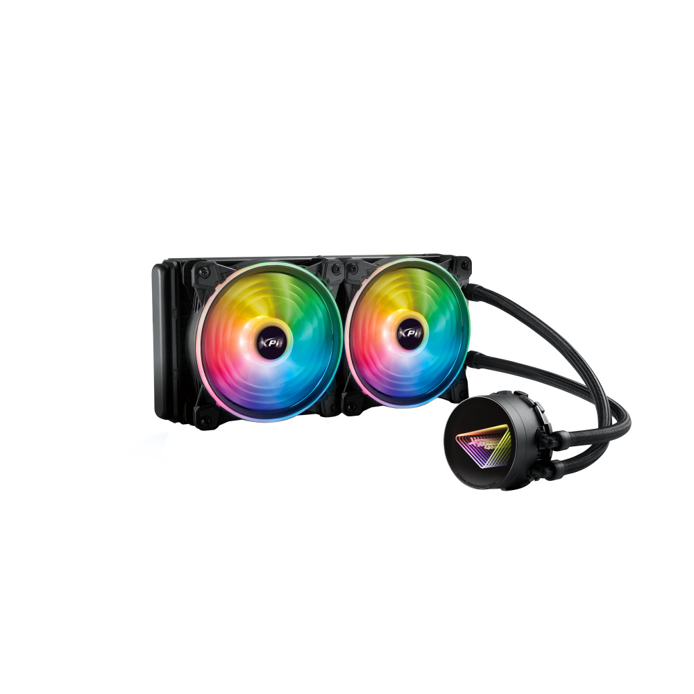Enfriamiento Líquido | XPG LEVANTEX240-BKCWW — LEVANTE X 240 Enfriamiento Líquido para CPU, 2x 120mm, hasta 2000RPM, Negro