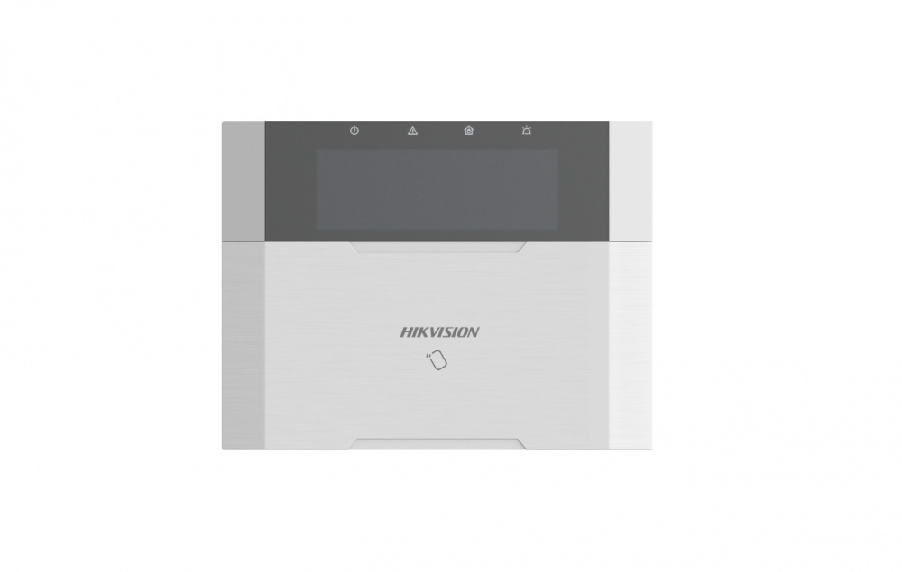 Teclados y Controles Remoto | HIKVISION DS-PK1-LRT-HWB — Teclado , Alámbrico, RS-485, Blanco - Compatible con Panel de Control DS-PHA64-LP y DS-PHA48-EP