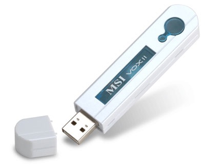 Sintonizadores para Pantallas | MSI S36-0400090-L51 — Sintonizador de TV USB VOX II, Analógica, Blanco