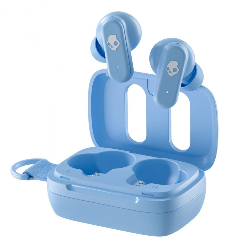 Audífonos Intrauriculares | SKULLCANDY S2DCW-T990 — Audífonos Intrauriculares con Micrófono Dime 3, Inalámbrico, Bluetooth, Azul