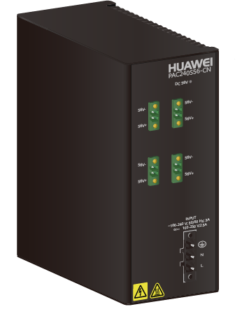 Fuentes de Poder para Switches | HUAWEI PAC240S56-CN — Fuente de Poder para Switch , 240W, Entrada 100 - 240V, Salida 56V para S210I-8P4SX