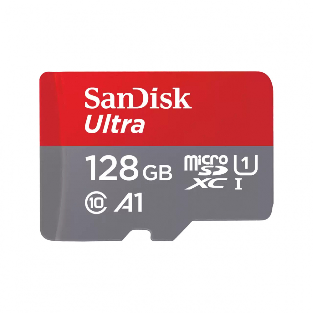 Memorias Flash | SANDISK SDSQUAB-128G-GN6MA — Memoria Flash Ultra, 128GB MicroSDXC UHS-I Clase 10, con Adaptador
