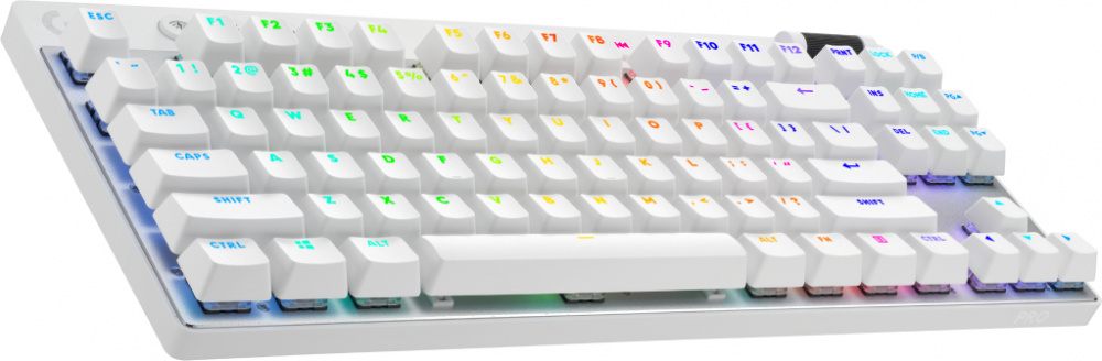 Teclados | LOGITECH 920-012143 — Teclado Gamer PRO X TKL LED RGB TKL, Teclado Mecánico, Tactile, Inalámbrico, USB/RF Inalámbrico/Bluetooth, Blanco, Inglés