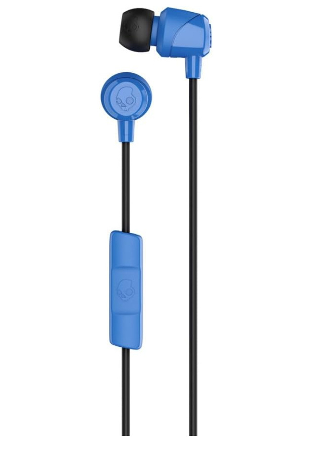 Audífonos Intrauriculares | SKULLCANDY 878615098619 — Audífonos Intrauriculares con Micrófono JIB, Alámbrico, 1.3 Metros, 3.5mm, Azul