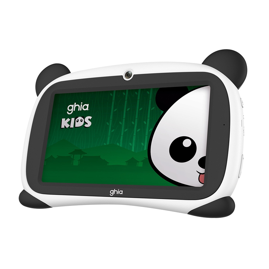 Tablets | GHIA GPND133V4 — Tablet para Niños Panda 7" 1024x600, 64GB, 4GB RAM, Android 14 Go edition, Blanco