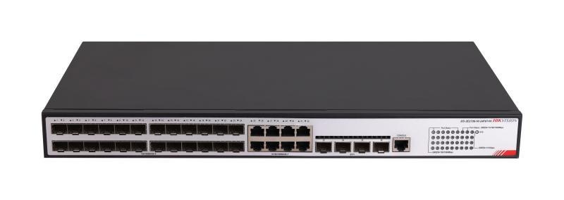 Switches | HIKVISION DS-3E2736-HI-24F8T4X — Switch , 8 Puertos Gigabit Ethernet 10/100/1000 8 x PoE 54W, 24 Puertos SFP, 4 Puertos SFP+, 216 Gbit/s, 32000 Entradas, Administrado