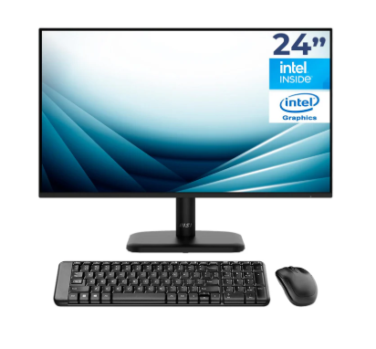 Mini PC's | MSI CUBINADL-N1008512MTM — Mini PC CUBI, Intel N100, 8GB, 128GB SSD, Windows 11 Prueba,+ Teclado/Mouse/Monitor 24"