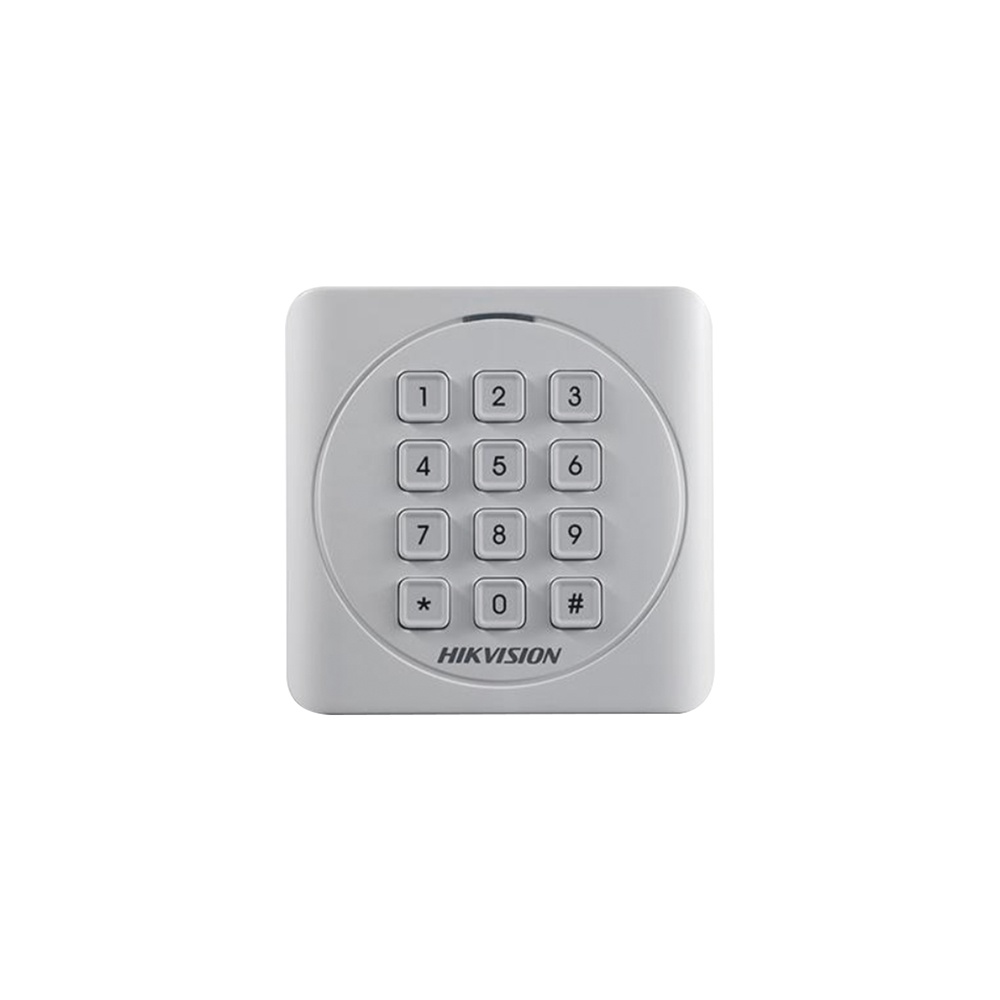 Control de Acceso con Tarjeta | HIKVISION DS-K1801EK — Lector de Tarjeta Inteligente con Teclado , Wiegand, 50mm