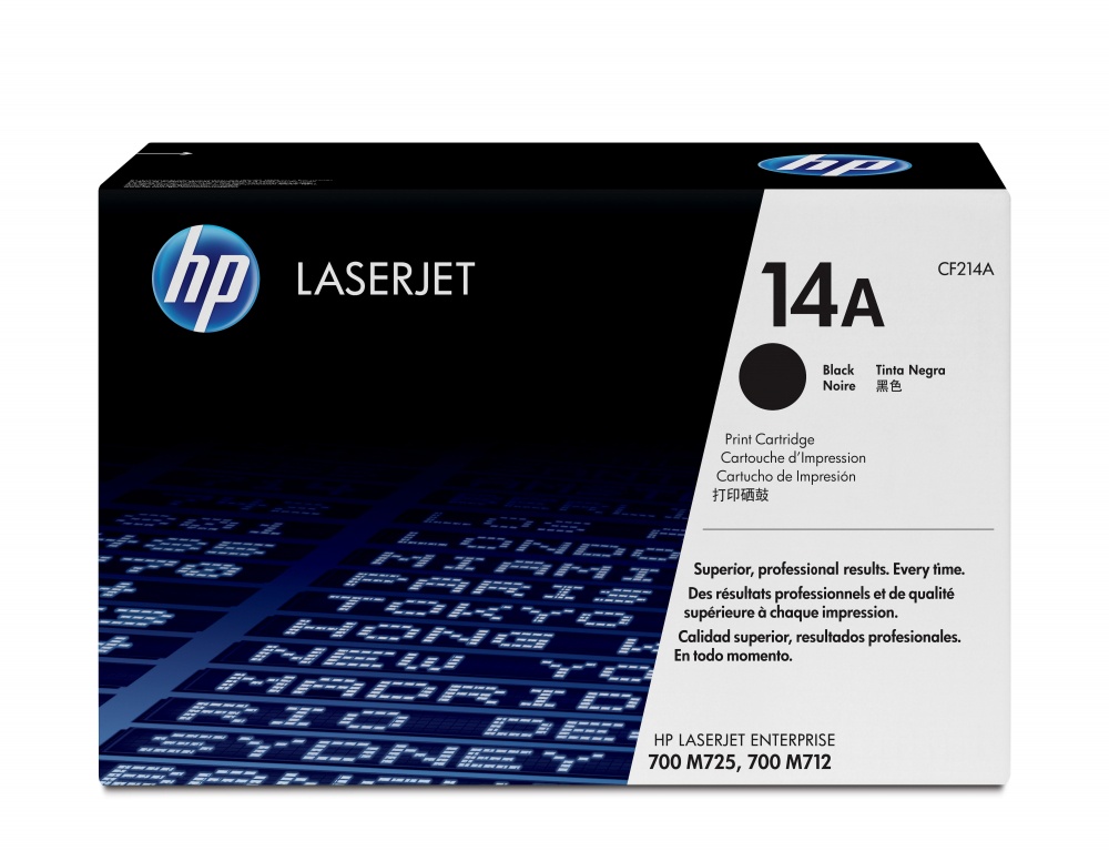 Tóner | HP CF214A — Tóner 14A Negro, 10.000 Páginas