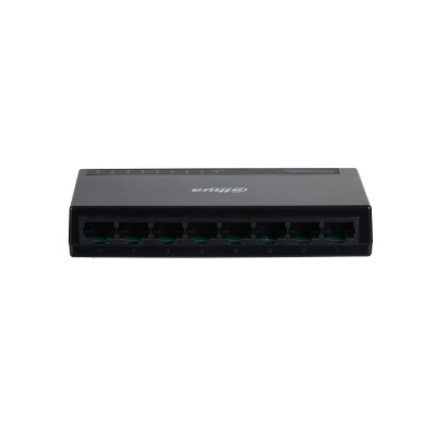 Switches | DAHUA DH-PFS3008-8GT-L-V2 — Switch Gigabit Ethernet PFS3008-8GT-L, 8 Puertos 10/100/1000Mbps, 16.000 Gbit/s, 2000 Entradas - No Administrable