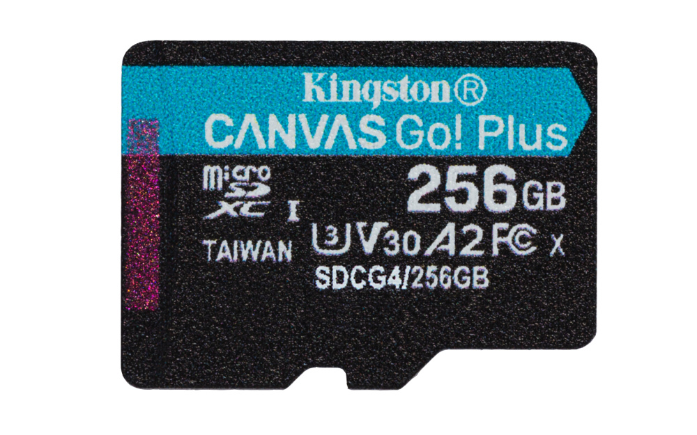 Memorias Flash | KINGSTON SDCG4/256GBSP — Memoria Flash Canvas Go Plus, 256GB MicroSD UHS-I Clase 10