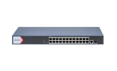 Switches | HIKVISION DS-3E1526P-EI/M — Switch , 24 Puertos Gigabit Ethernet 10/100/1000, 1 Puertos SFP, 56 Gbit/s, 8000 Entradas, Administrado