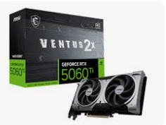 Tarjetas de Video | MSI RTX 5060 TI 16G VENTUS 2X OC PLUS — Tarjeta de Video NVIDIA GeForce RTX 5060 Ti VENTUS 2X OC PLUS, 16GB 128-bit GDDR7, PCI Express x8 5.0