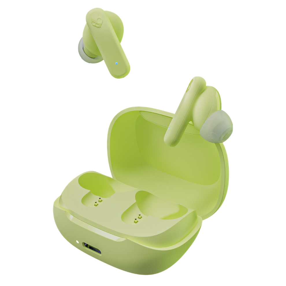 Audífonos Intrauriculares | SKULLCANDY 810045689104 — Audífonos Intrauriculares con Micrófono Smokin Buds, Inalámbrico, Bluetooth, Verde