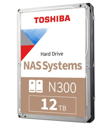 Discos Duros para NAS | TOSHIBA HDWG51CXZSTA — Disco Duro para NAS 3.5", 12TB, SATA III, 6 Gbit/s, 7200RPM 256MB Caché