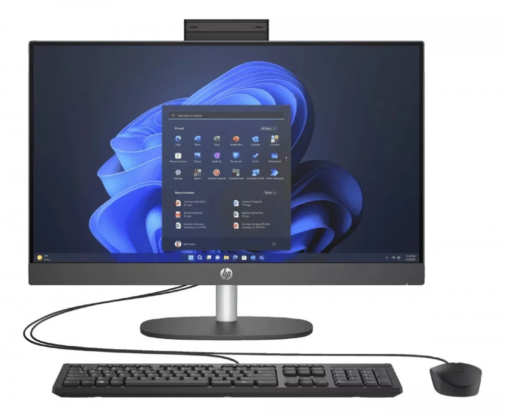 All in One | HP A4GP3LA — ProOne 245 G10 All-in-One 23.8", AMD Athlon Silver 7120U, 4GB, 128GB SSD, Windows 11 Home