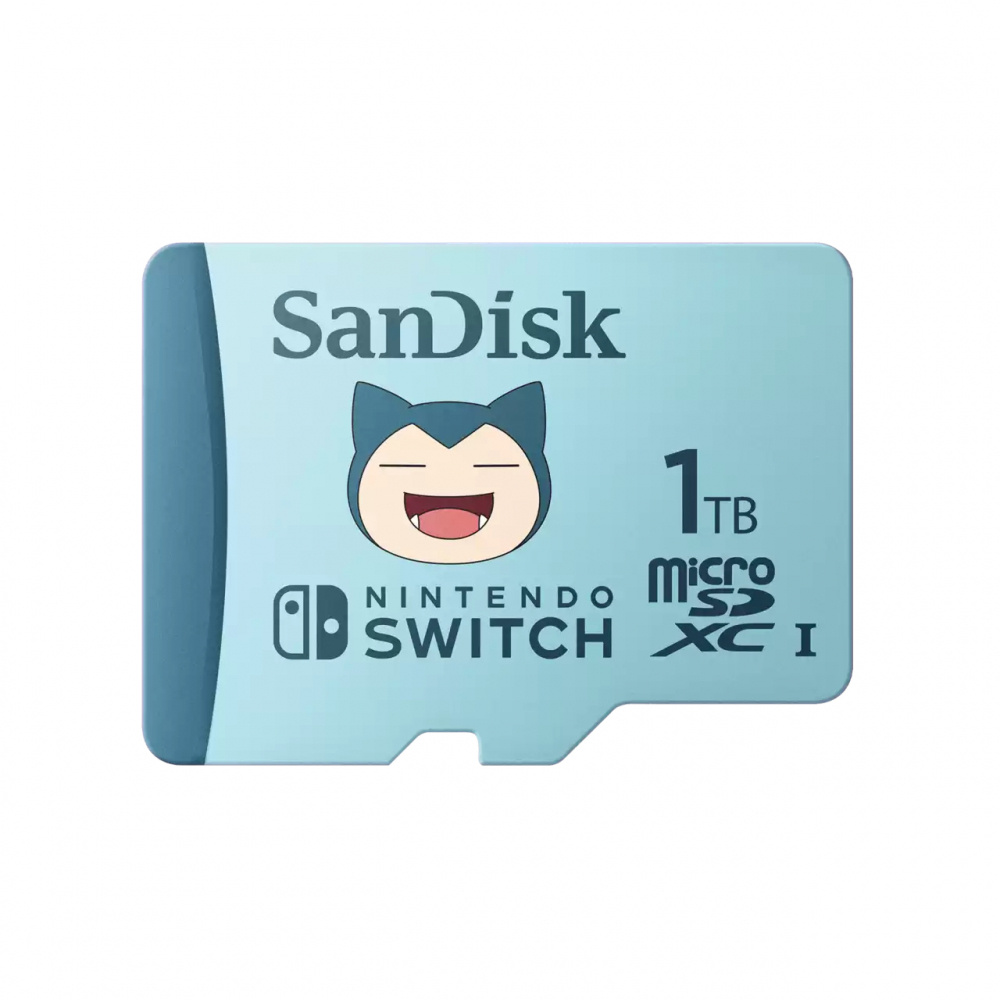 Memorias Flash | SANDISK SDSQXAO-1T00-GN6ZK — Memoria Flash Snorlax, 1TB MicroSDXC UHS-I Clase 10